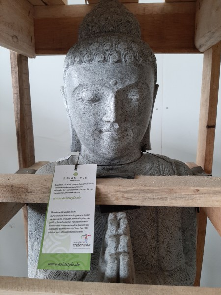 Stehender Buddha mit floralem Muster 120cm - STB4